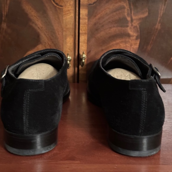 To Boot Suede Double Monk Strap Dress Shoes - Picture 3 of 8